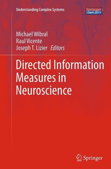 Michael Wibral, Raul Vicente, Joseph T. Lizier - Directed Information Measures in Neuroscience, Häftad