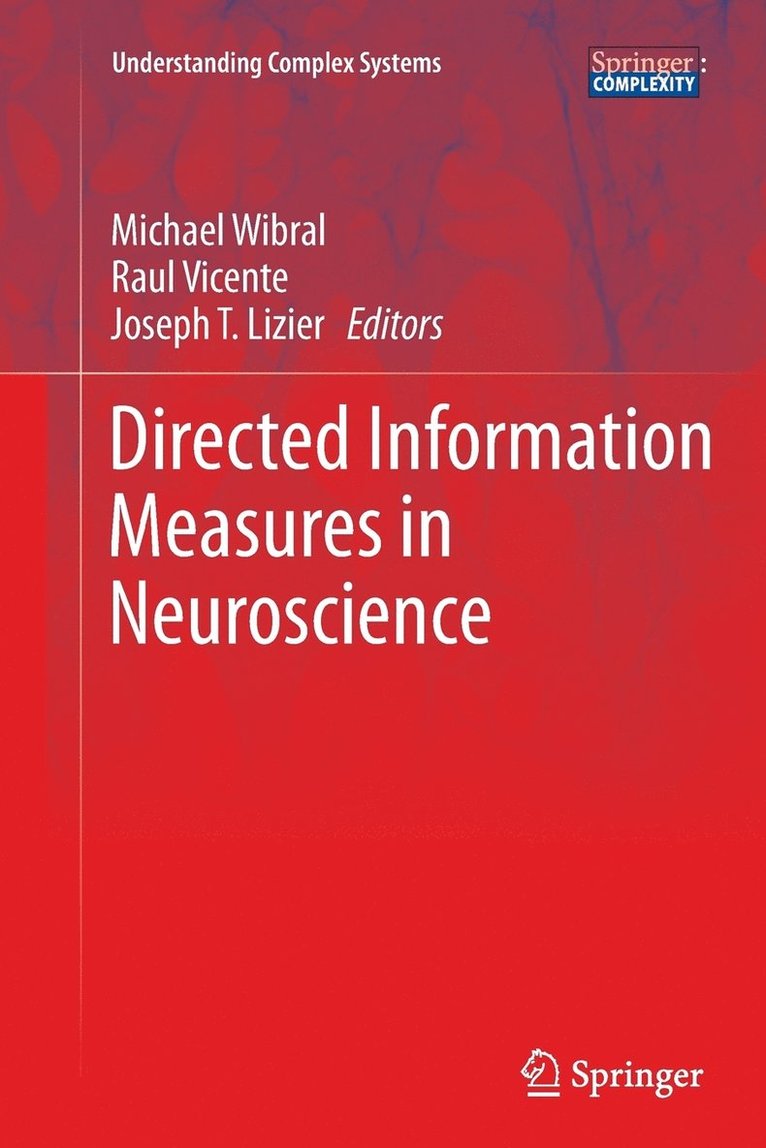 Michael Wibral, Raul Vicente, Joseph T. Lizier - Directed Information Measures in Neuroscience, Häftad