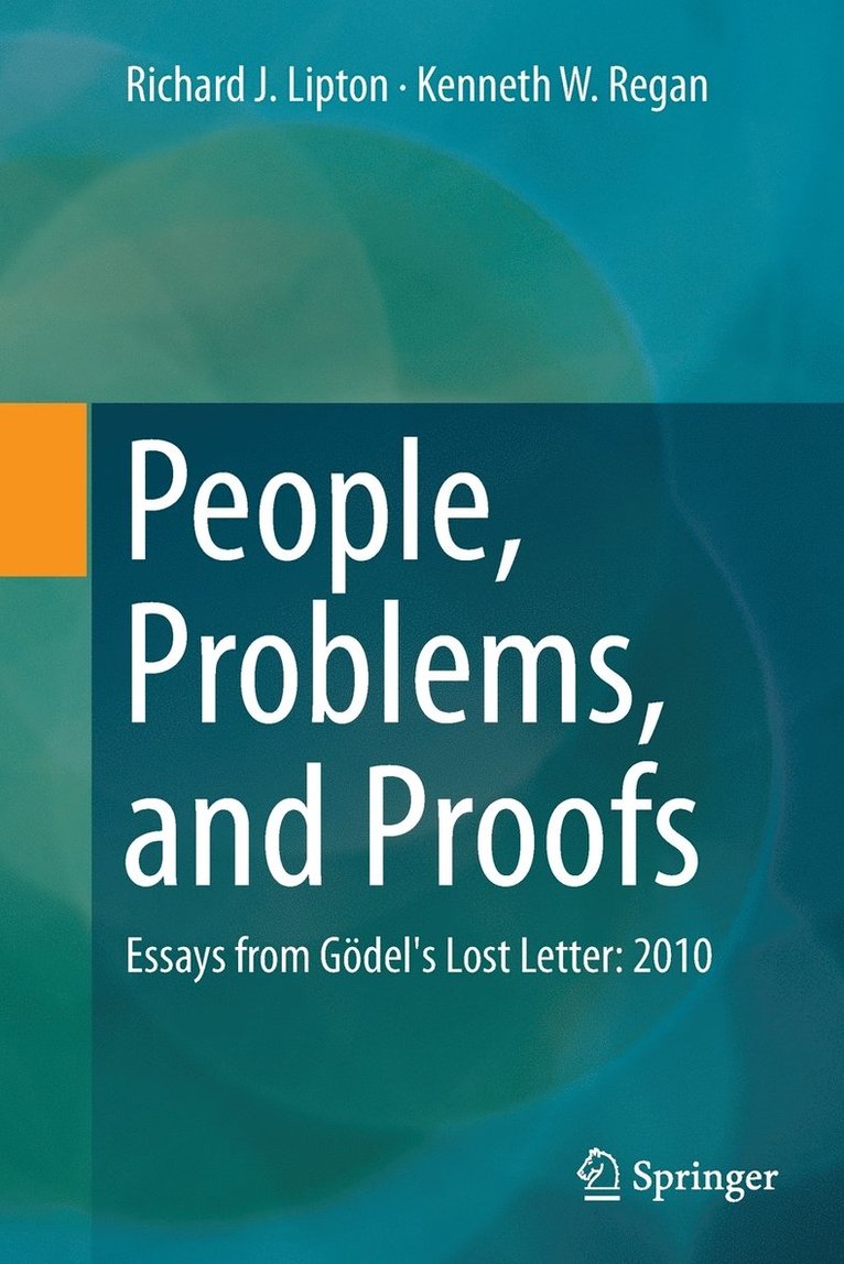 People, Problems, and Proofs 1
