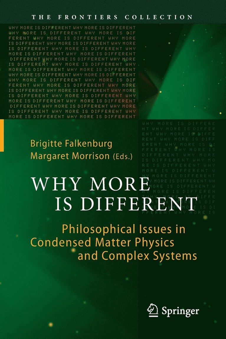 Brigitte Falkenburg, Margaret Morrison - Why More Is Different, Häftad