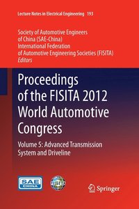 bokomslag Proceedings of the FISITA 2012 World Automotive Congress