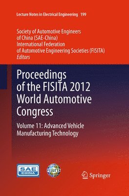 bokomslag Proceedings of the FISITA 2012 World Automotive Congress