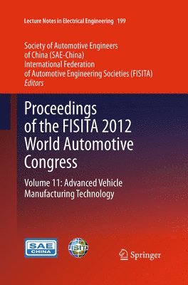Proceedings of the FISITA 2012 World Automotive Congress 1