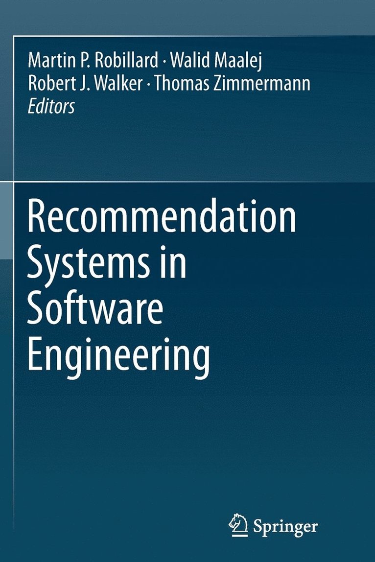 Recommendation Systems in Software Engineering 1