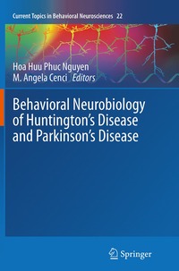 bokomslag Behavioral Neurobiology of Huntington's Disease and Parkinson's Disease