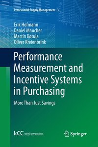 bokomslag Performance Measurement and Incentive Systems in Purchasing