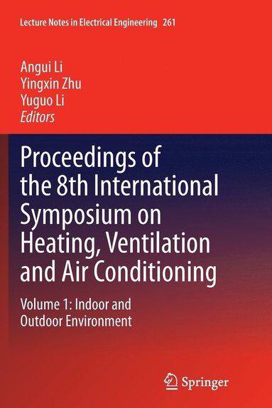 bokomslag Proceedings of the 8th International Symposium on Heating, Ventilation and Air Conditioning