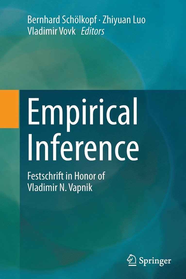 Empirical Inference 1