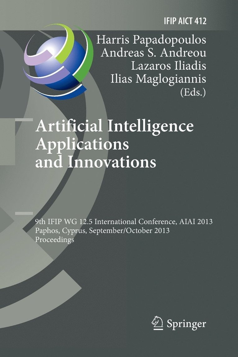 Artificial Intelligence Applications and Innovations 1