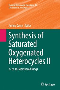 bokomslag Synthesis of Saturated Oxygenated Heterocycles II