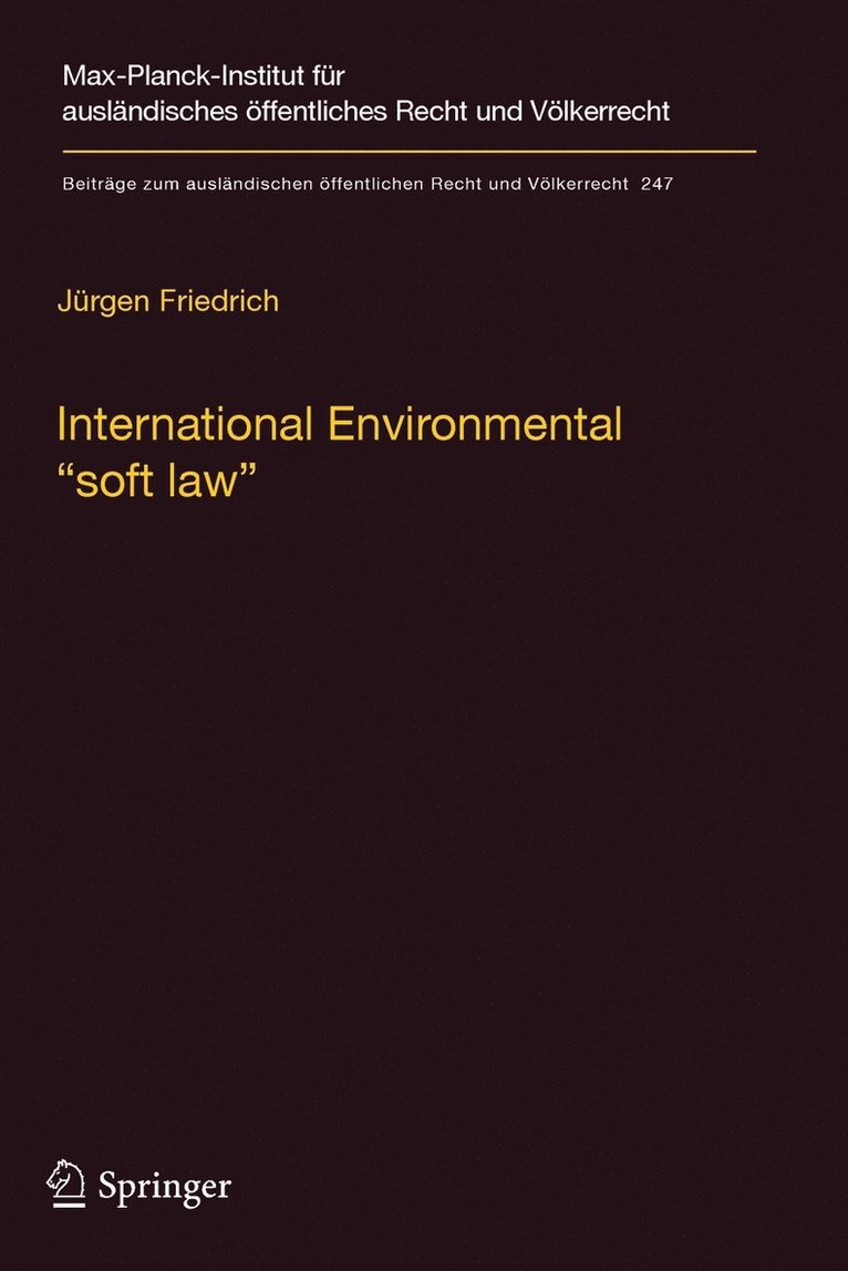 International Environmental soft law 1