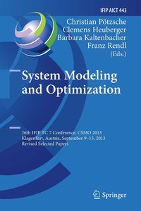 bokomslag System Modeling and Optimization