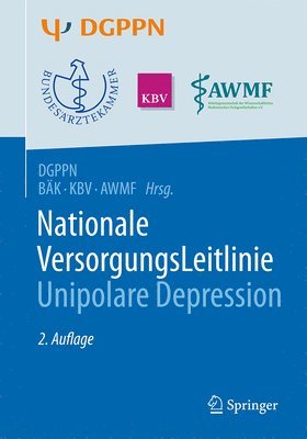 bokomslag S3-Leitlinie/Nationale VersorgungsLeitlinie Unipolare Depression