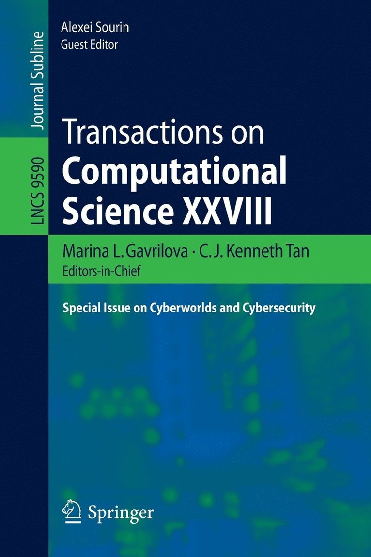Transactions on Computational Science XXVIII 1
