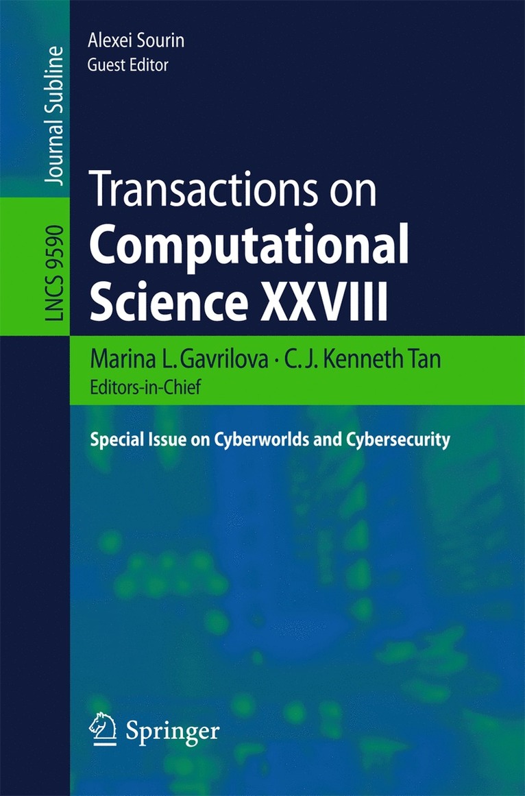 Transactions on Computational Science XXVIII 1