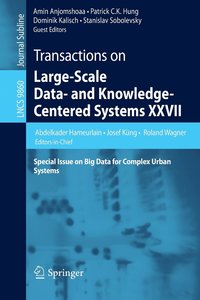 bokomslag Transactions on Large-Scale Data- and Knowledge-Centered Systems XXVII