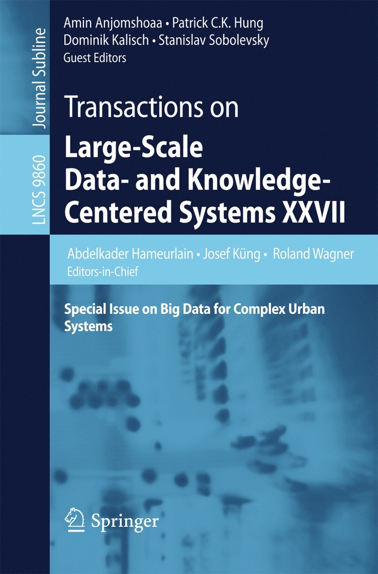 Transactions on Large-Scale Data- and Knowledge-Centered Systems XXVII 1