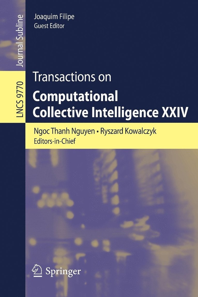 Transactions on Computational Collective Intelligence XXIV 1