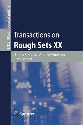James F. Peters, Andrzej Skowron - Transactions on Rough Sets XX, Häftad
