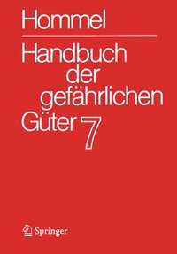 bokomslag Handbuch der gefhrlichen Gter. Band 7: Merkbltter 2503-2900