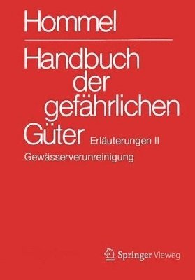 bokomslag Handbuch der gefhrlichen Gter. Erluterungen II