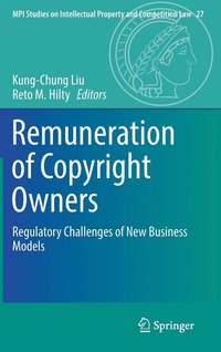 bokomslag Remuneration of Copyright Owners