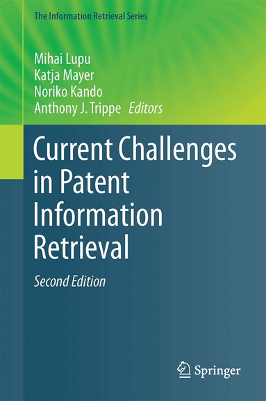 Mihai Lupu, Katja Mayer, Noriko Kando, Anthony J. Trippe - Current Challenges in Patent Information Retrieval, Inbunden