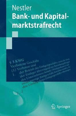 Bank- und Kapitalmarktstrafrecht 1