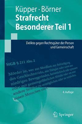 Strafrecht Besonderer Teil 1 1