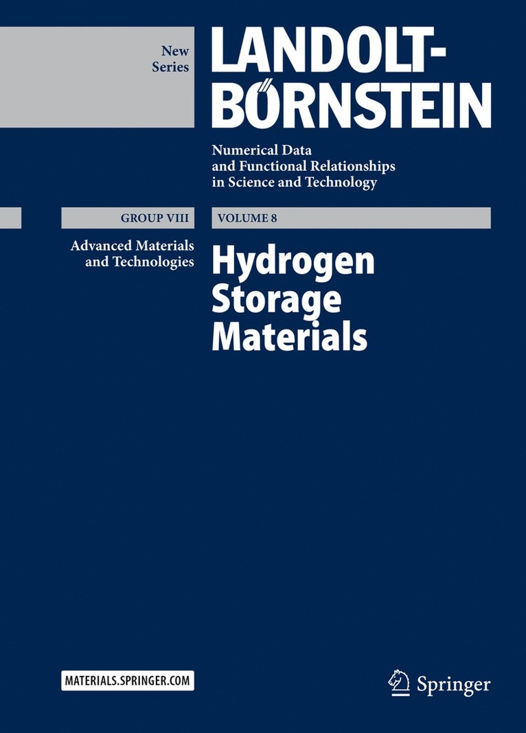 Emil Burzo - Hydrogen Storage Materials, Inbunden
