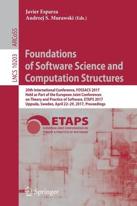 bokomslag Foundations of Software Science and Computation Structures