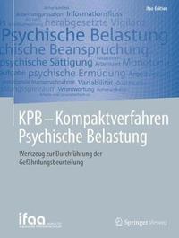 bokomslag KPB - Kompaktverfahren Psychische Belastung