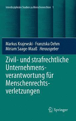 bokomslag Zivil- und strafrechtliche Unternehmensverantwortung fr Menschenrechtsverletzungen