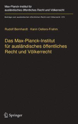 bokomslag Das Max-Planck-Institut fr auslndisches ffentliches Recht und Vlkerrecht