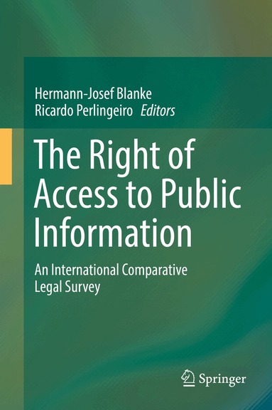 Hermann-Josef Blanke, Ricardo Perlingeiro - Right of Access to Public Information, Inbunden