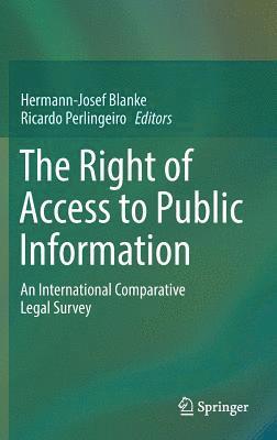 bokomslag The Right of Access to Public Information