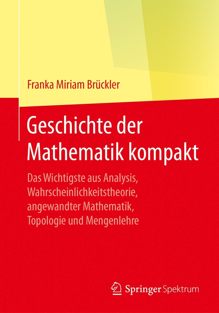 Geschichte der Mathematik kompakt 1