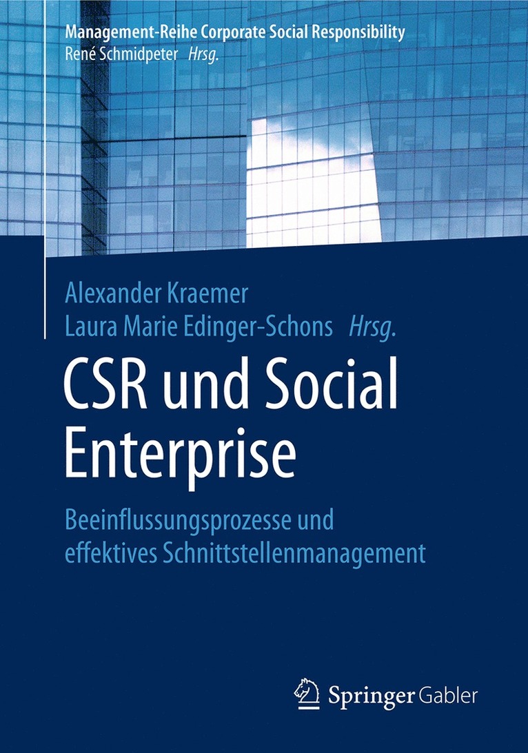 Alexander Kraemer, Laura Marie Edinger-Schons - CSR und Social Enterprise, Häftad