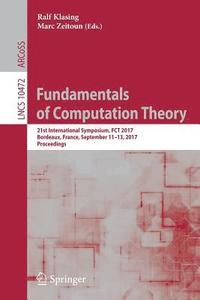 bokomslag Fundamentals of Computation Theory