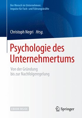 bokomslag Psychologie des Unternehmertums