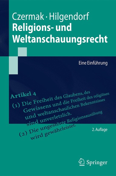 bokomslag Religions- und Weltanschauungsrecht