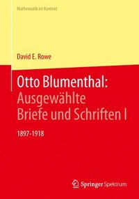 bokomslag Otto Blumenthal: Ausgewhlte Briefe und Schriften I