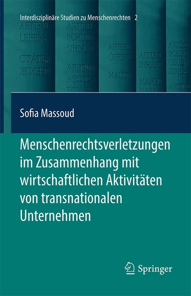 Sofia Massoud - Menschenrechtsverletzungen im Zusammenhang mit wirtschaftlichen Aktivitäten von transnationalen Unternehmen, Inbunden