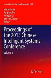 bokomslag Proceedings of the 2015 Chinese Intelligent Systems Conference