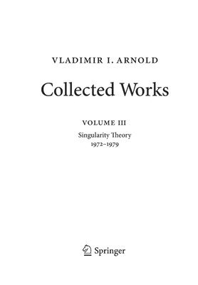 Vladimir Arnold  Collected Works 1