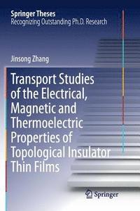 bokomslag Transport Studies of the Electrical, Magnetic and Thermoelectric properties of Topological Insulator Thin Films