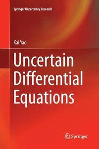 bokomslag Uncertain Differential Equations