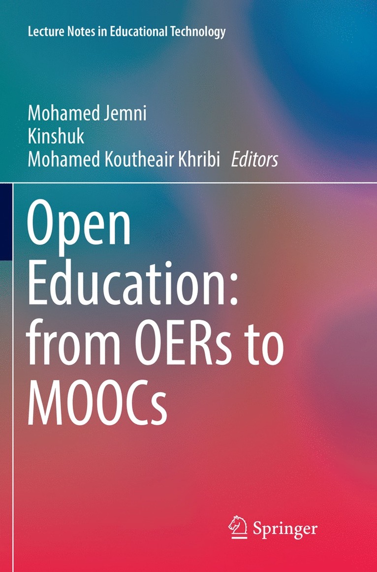 Mohamed Jemni, Kinshuk, Mohamed Koutheair Khribi - Open Education: from OERs to MOOCs, Häftad