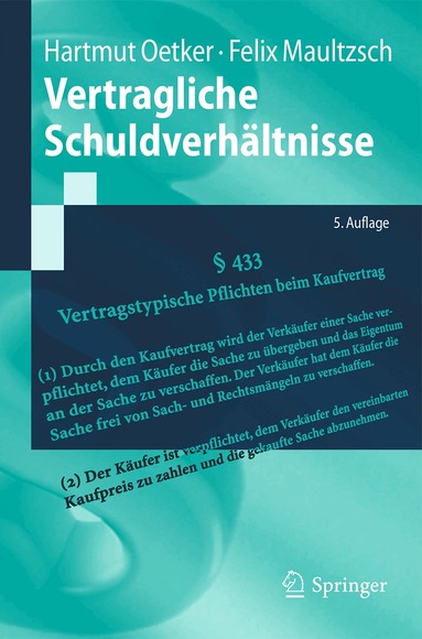 Hartmut Oetker, Felix Maultzsch - Vertragliche Schuldverhältnisse, Häftad