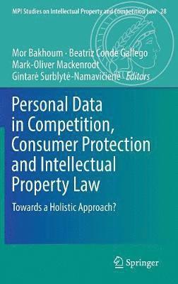 bokomslag Personal Data in Competition, Consumer Protection and Intellectual Property Law